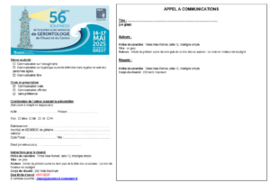 bulletin communications SGOC 2025