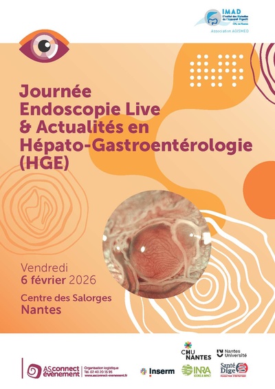 Affiche de la Journée 2026 IMAD : Endoscopie Live et Actualites en HGE