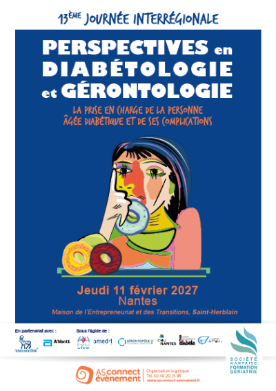 Affiche PERSEPCTIVES DIABETOLOGIE et GERONTOLOGIE 2027