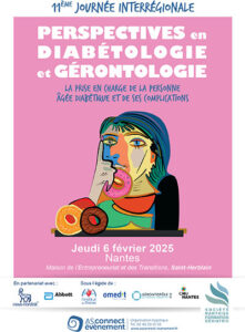 Affiche PERSEPCTIVES DIABETOLOGIE et GERONTOLOGIE 2025