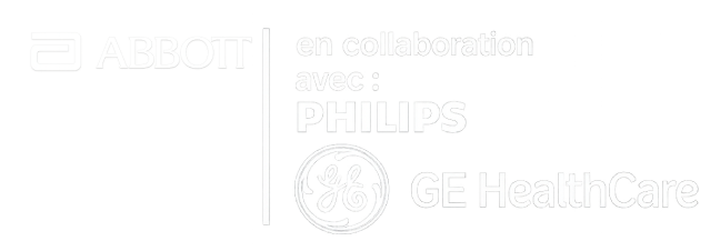 Logo Abbott Philips et GE HealthCare
