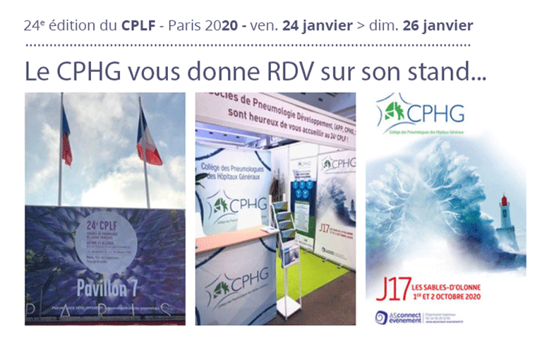 CPLF 2020 : RDV sur le stand du CPHG...