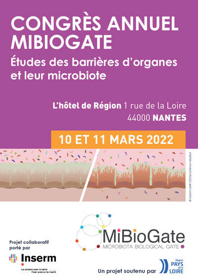Congrès annuel MiBioGate - 10&11 mars 2022, Nantes
