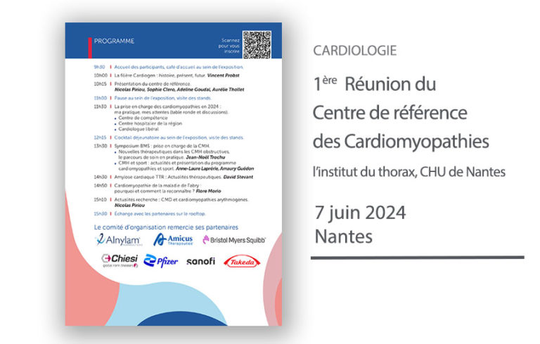 Réunion du Centre de référence des Cardiomyopathies de l'institut du thorax, CHU de Nantes
