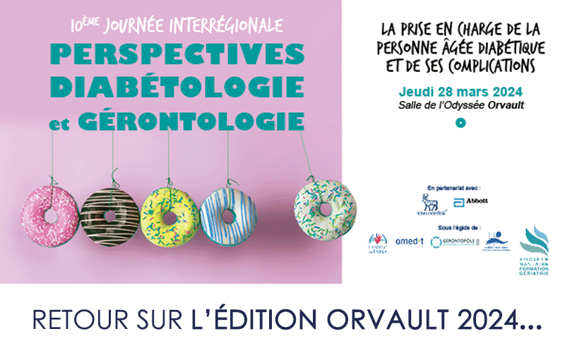 10ème Journée Interrégionale de Diabéto-Gériatrie | Jeudi 28 mars 2024 - Orvault