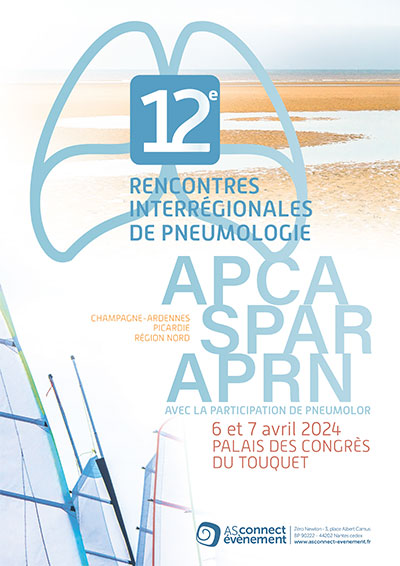 Affiche des 12es Rencontres SPAR APCA APRN Le Touquet 2024